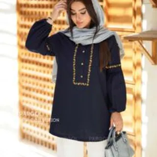 مانتو شادیا سورمه ای