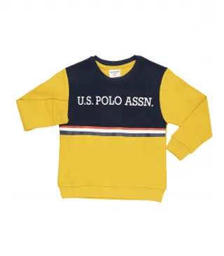 سویشرت پسرانه یو اس پولو کیدز مدل 4113B4