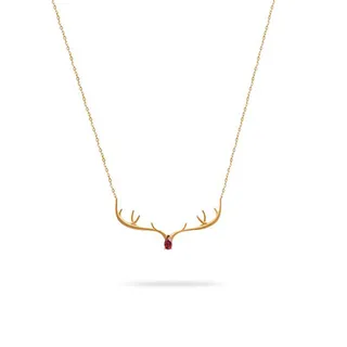 گردنبند طلا زنانه شاخ گوزن