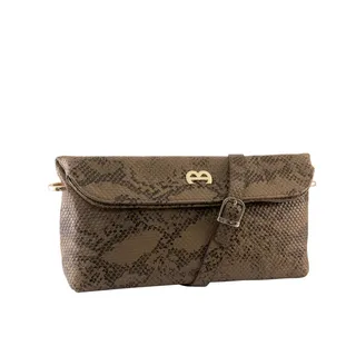 کیف شب زنانه مدل 2019 لزار برنز قهوه ای