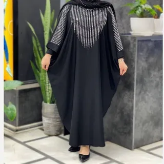 مانتو عبایی الیزه ارسال رایگان نگین 