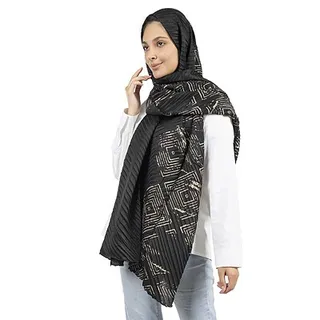 شال طرح هندسی زنانه - 39251737