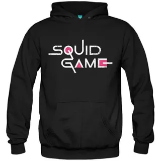 سویشرت هودی Squid Game English Logo White