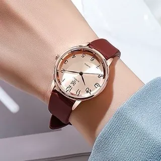 ساعت مچی زنانه ایکس میل XIMILI شرکتی بند پیو قرمزکد 9556