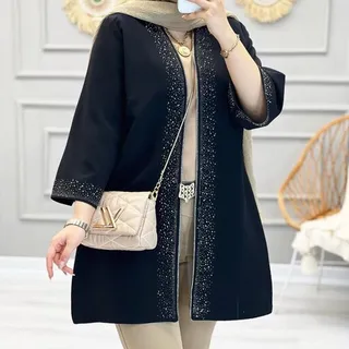  سه تیکه کت و شلوار و اسکارف گیتی    