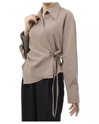 بلوز زنانه قهوه ای سرژه Serge کد 204649