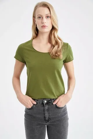 تی شرت آستین کوتاه زنانه دیفکتو