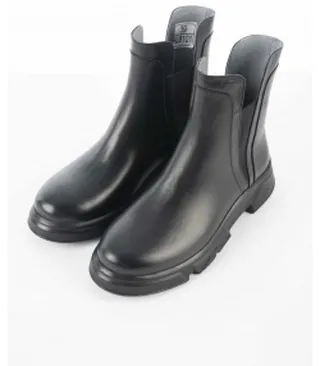 نیم بوت چرم طبیعی زنانه صاد Saad مدل AL8101