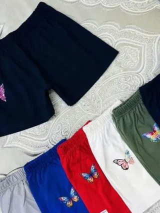 شورتک نخ پنیه ساده رنگی کد 1752(سایز 2XL)