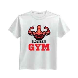 تی شرت آستین کوتاه طرح Power Gym کد 13481