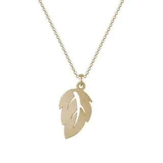 گردنبند نقره زنانه ژابیز مدل برگ