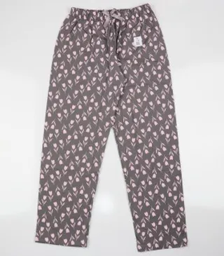 شلوار نخی و راحتی زنانه طرح دار کد 134197