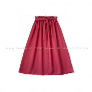 دامن جلو دکمه هندوانه ای  قد 80