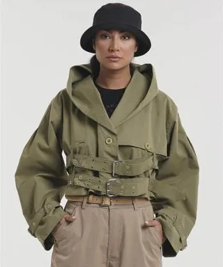 بارانی کوتاه زنانه لوسیفر مدل WRC201004