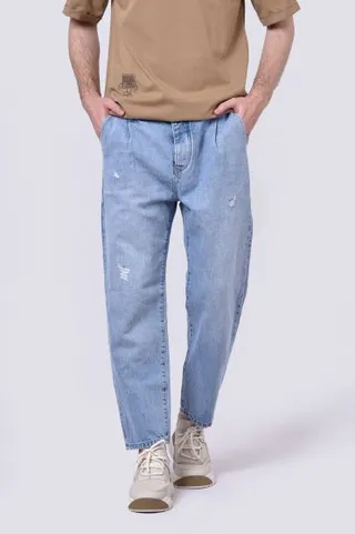 شلوار جین پلیتد