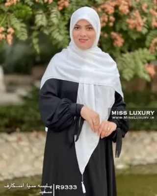 روسری نخی پلیسه پاییزه R9333