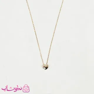 گردنبند زنانه ژوپینگ طرح قلب کوچک کد 2391