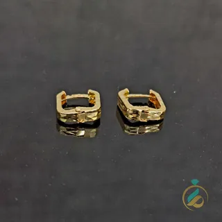 گوشواره امگا مربع