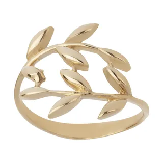 انگشتر طلا 18 عیار زنانه قیراط طرح خوشه گندم کد ...