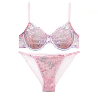 ست شورت و سوتین زنانه نوشه پوش مدل توری بدن نما کد...