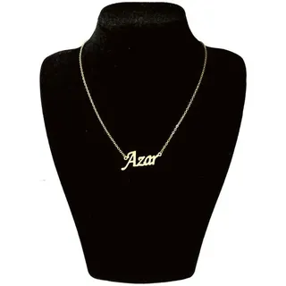 گردنبند طلا 18 عیار زنانه طرح آذر کد UN0020