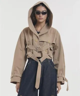 بارانی کوتاه زنانه لوسیفر مدل WRC201004