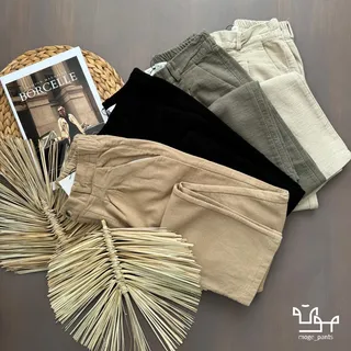 شلوار راسته کج راه