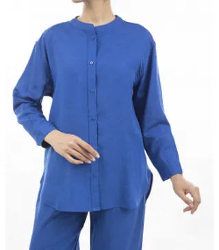 شومیز آستین بلند لینن زنانه جوتی جینز JootiJeans کد S41731620