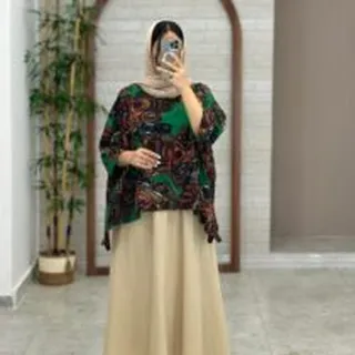 کراپ سایه سبز قهوه ای طرح چوب