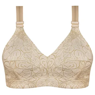 سوتین زنانه ماییلدا مدل بدون فنر کد 5053 رنگ کرم