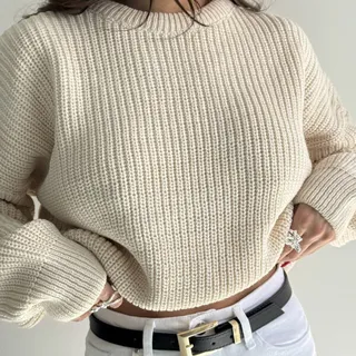 بلوز بافت یقه گرد کد 200836