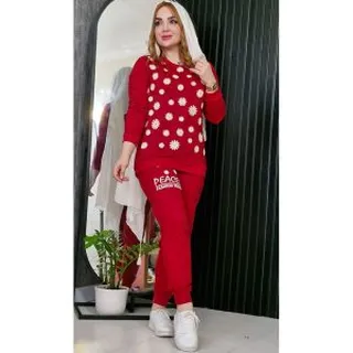 ست بلوز شلوار بابونه رنگی ۲۶۸۰۰۱۰۱۲