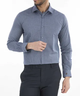 پیراهن مردانه کافه شرت Cafe Shirt کد1277