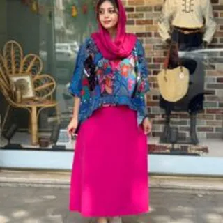 کراپ سایه آبی طرح انتزاعی