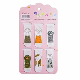 نشانگر کتاب مدل مگنتی طرح پنجه بسته 6 عددی