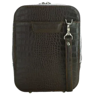 کیف دوشی مردانه چرم طبیعی مدل هومان کد 2599