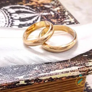 حلقه طلا ساده