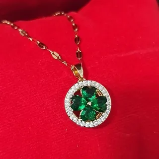 گردنبند چرخشی استیل نگین دار10