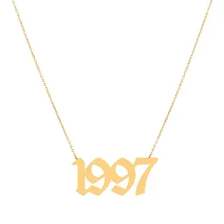 گردنبند طلا 18 عیار زنانه کرابو مدل سال 1996  Kr73...