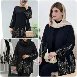 مانتو زنانه طرح برگی
