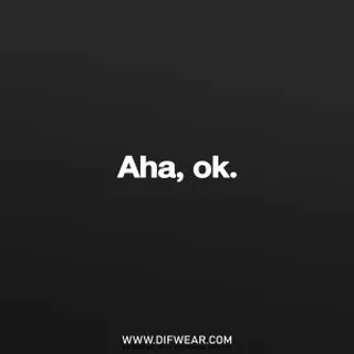 تیشرت Aha, Ok