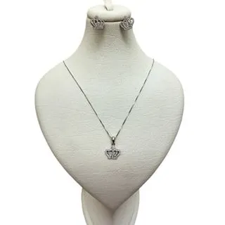 نیم ست نقره زنانه مدل 2347