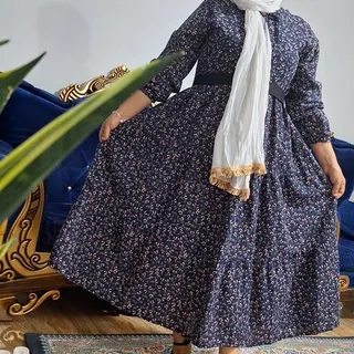 پیراهن کوتاه کراواتی مدل بارلی