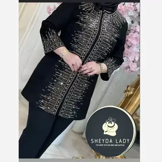 کت زنانه مجلسی مازراتی نگینی مدل خوشه