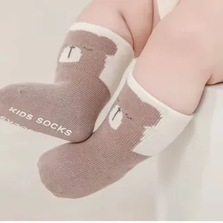 جوراب بچه گانه اسپرت طرح خرسی