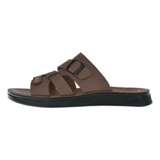 صندل مردانه مدل شاهین رنگ قهوهای