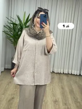 مانتو شومیزی لینن زارا کد 2148