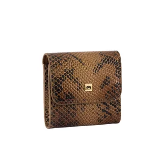 کیف پول زنانه مدل D156 عنابی سبز