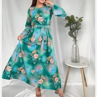 ساحلی زنانه پیراهن گل دار 