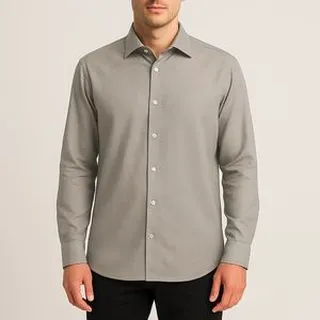 پیراهن آستین بلند مردانه کروم مدل لینن 2410135